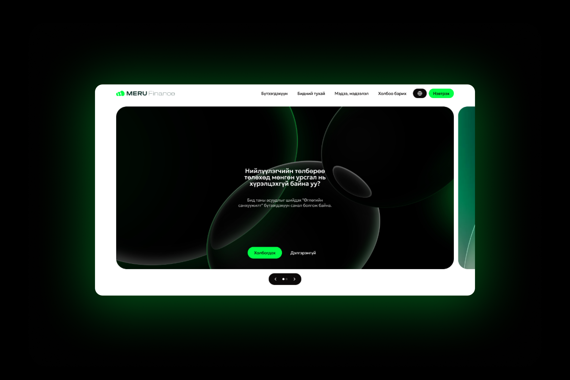Project - MERU Finance